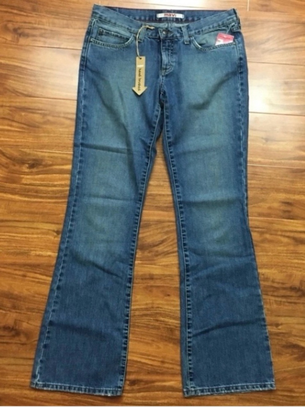 NWT New Vintage Mavi 851 Aleisha Distressed Low Rise Bootcut Jeans Size 29 x 30